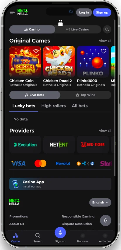 Betnella application